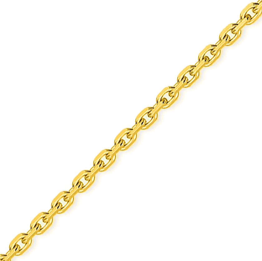 Chaine forçat - Or jaune 18ct