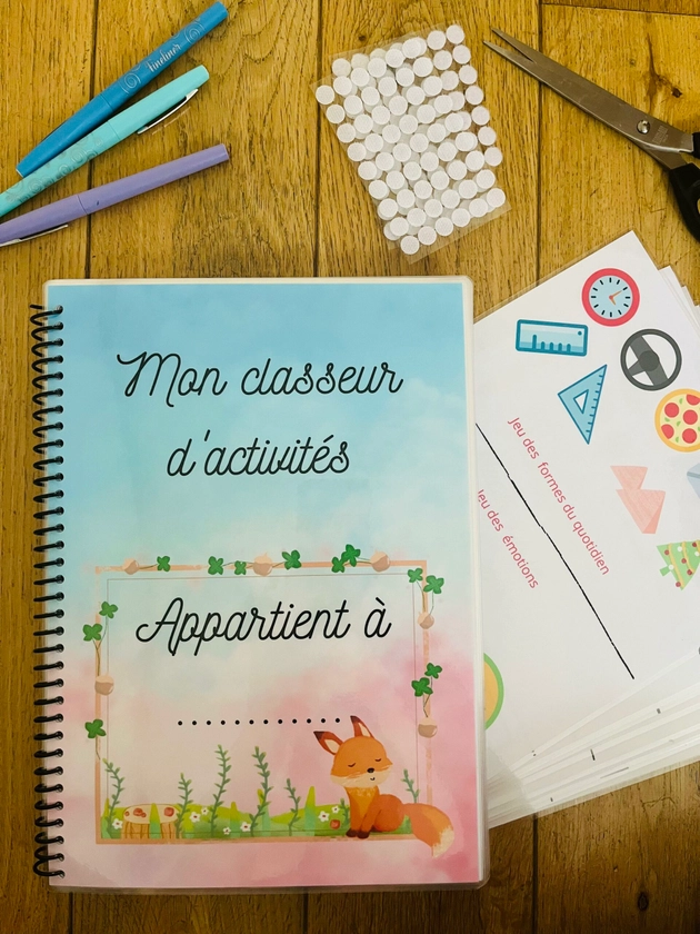 Cahier d'activités maternelles à découper