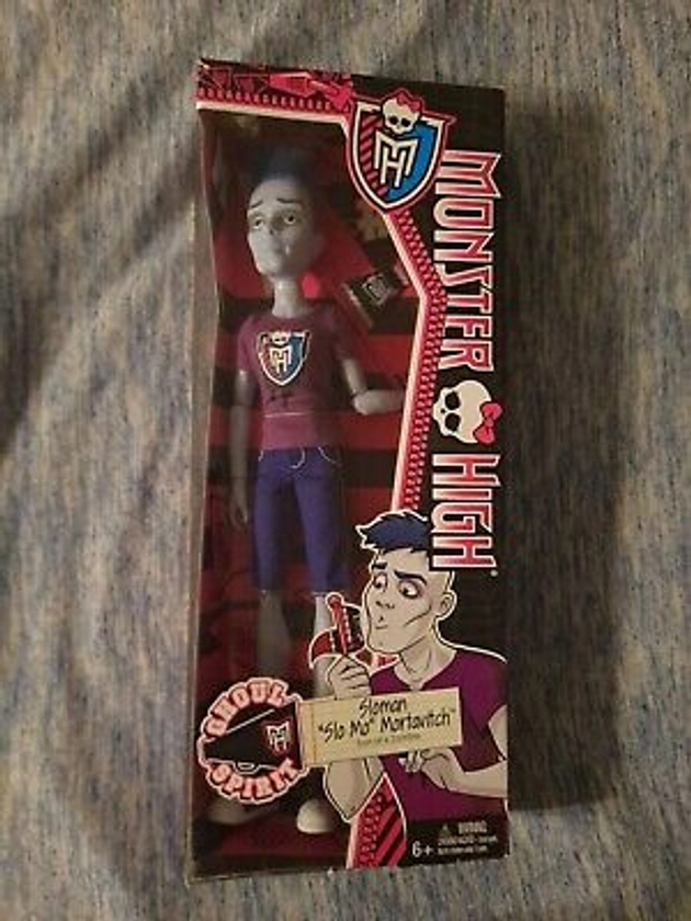 Monster High Ghoul Spirit Sloman "Slo Mo" Mortavitch Zombie Boy Doll