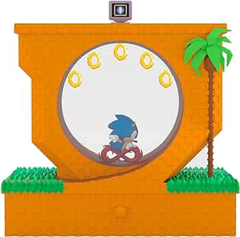 Hallmark Keepsake Christmas Ornament 2024, Sonic the Hedgehog Sonic Collecting Rings With Light, Sound and Motion, Gifts for Gamers