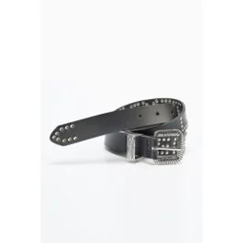 Ceinture Anoia en cuir noir