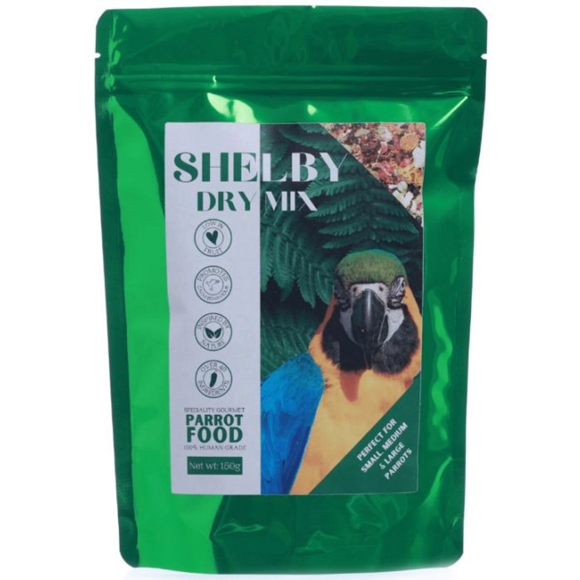 Shelby Dry Mix Gourmet Parrot Food 150g