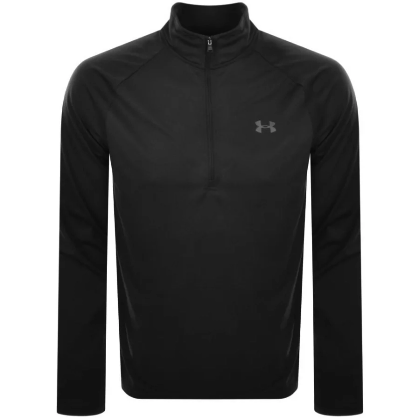 Under Armour Tech Half Zip Sweatshirt Black | Mainline Menswear 