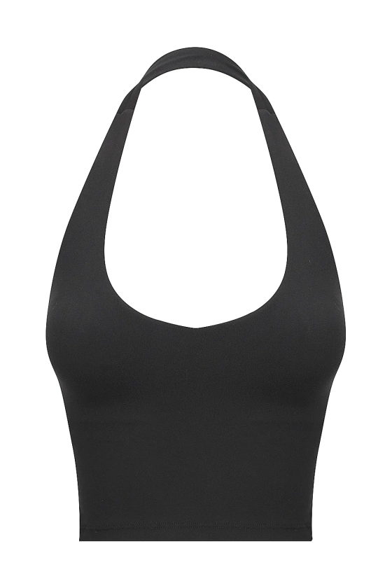 Pearl Halter - Black