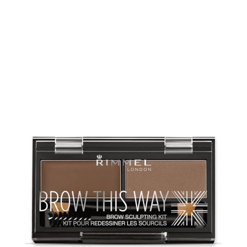 Rimmel Brow This Way Eyebrow Kit - Medium Brown