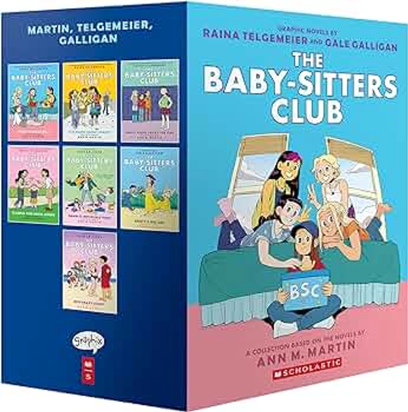 The Baby-sitters Club #1-7 Graphic Novel Box Set (The Baby-Sitters Club Graphix)