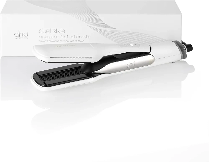 ghd Duet Style | 2-in-1 Flat Iron Hair Straightener + Hair Dryer, Hot Air Styler to Transform Hair from Wet to Styled