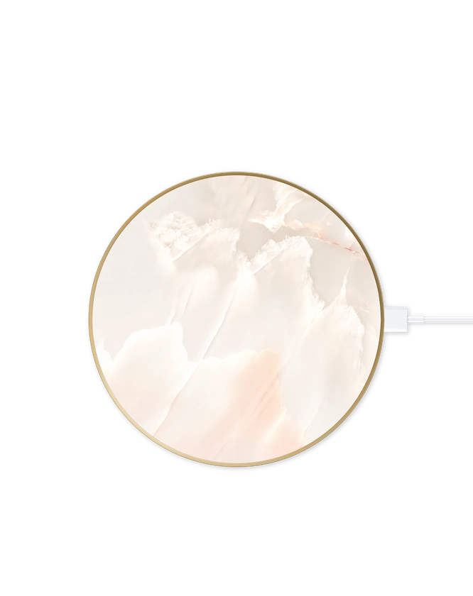 Fashion QI Charger Rose Pearl Marble | Wireless Chargers from IDEAL OF SWEDEN