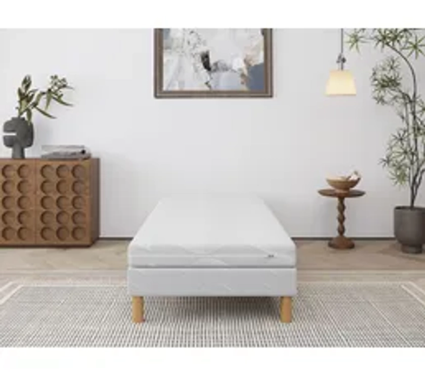 Matelas Mousse 90x190 cm IZY Hauteur 10cm