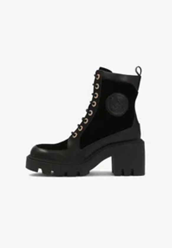 Kazar EVER - Bottines à plateau - black/noir - ZALANDO.FR