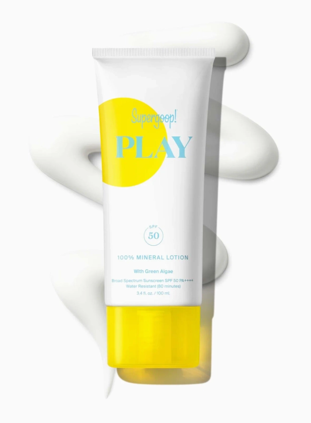 Supergoop! PLAY 100% Mineral Sunscreen Lotion SPF 50