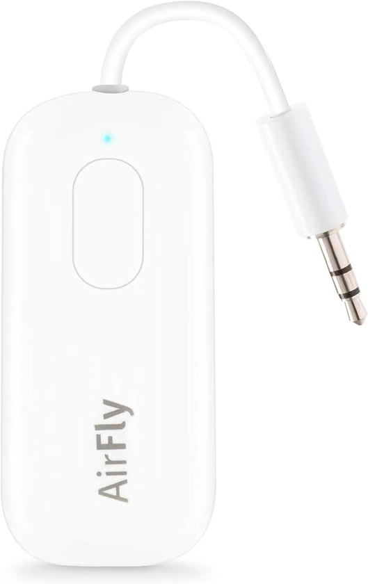 Amazon.com: Twelve South AirFly Pro Bluetooth Wireless Audio Transmitter/ Receiver for up to 2 AirPods /Wireless Headphones; Use with any 3.5 mm Jack on Airplanes, Gym Equipment, TVs, iPad/Tablets and Auto : Electronics
