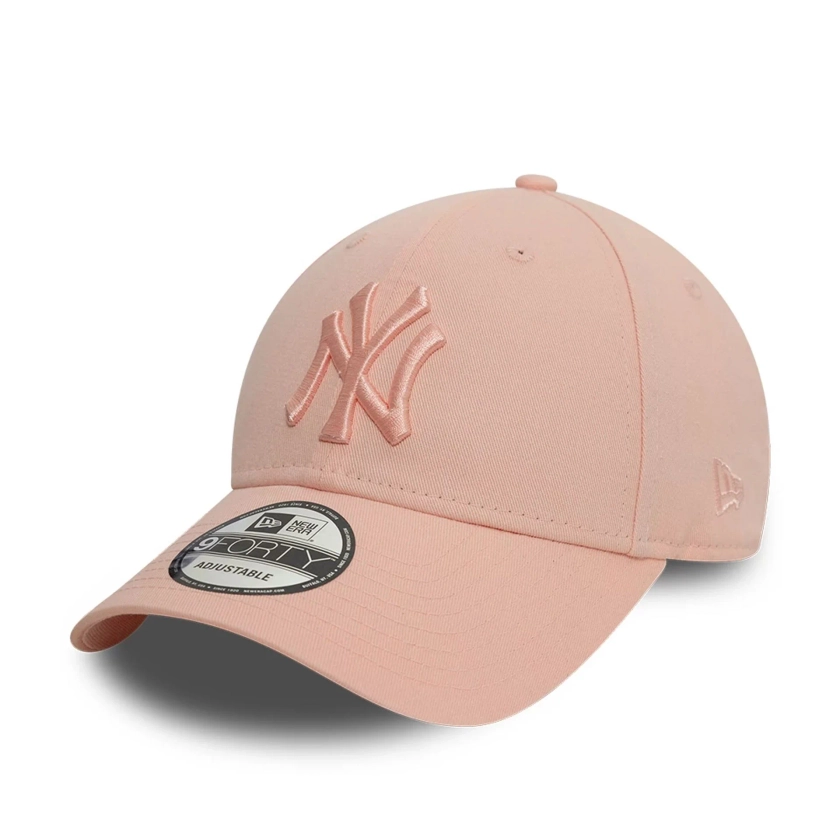 New York Yankees MLB Washed Pastel Pastel Pink 9FORTY Adjustable Cap