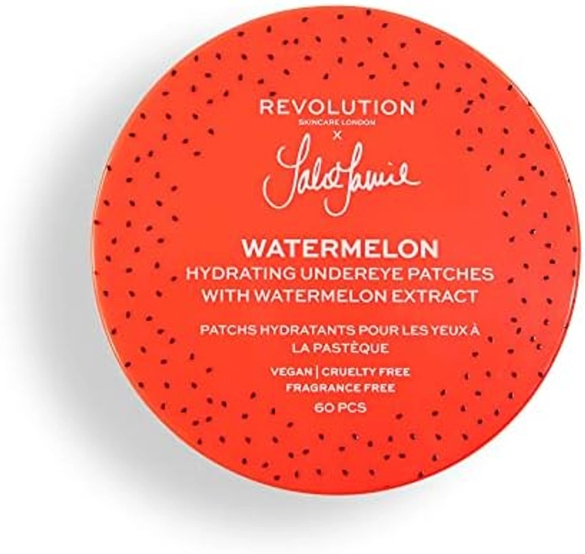 Revolution Skincare London X Jake Jamie, Watermelon Hydrating Undereye Patches, 60pcs, 160g