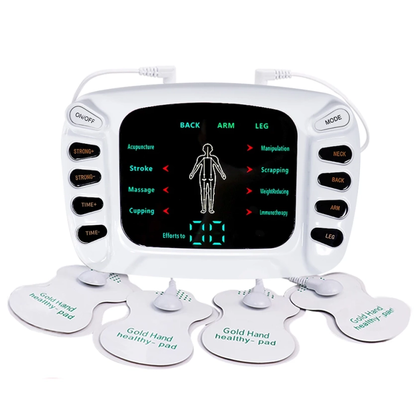 15 Levels Intensity TENS Massager EMS Muscle Stimulator Low Frequency Therapy Device Back Neck Pain Relief Relax Muscle