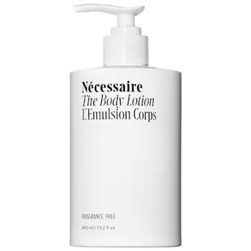 The Body Lotion Fragrance-Free – With 5 Peptides + 2.5% Niacinamide - Nécessaire | Sephora