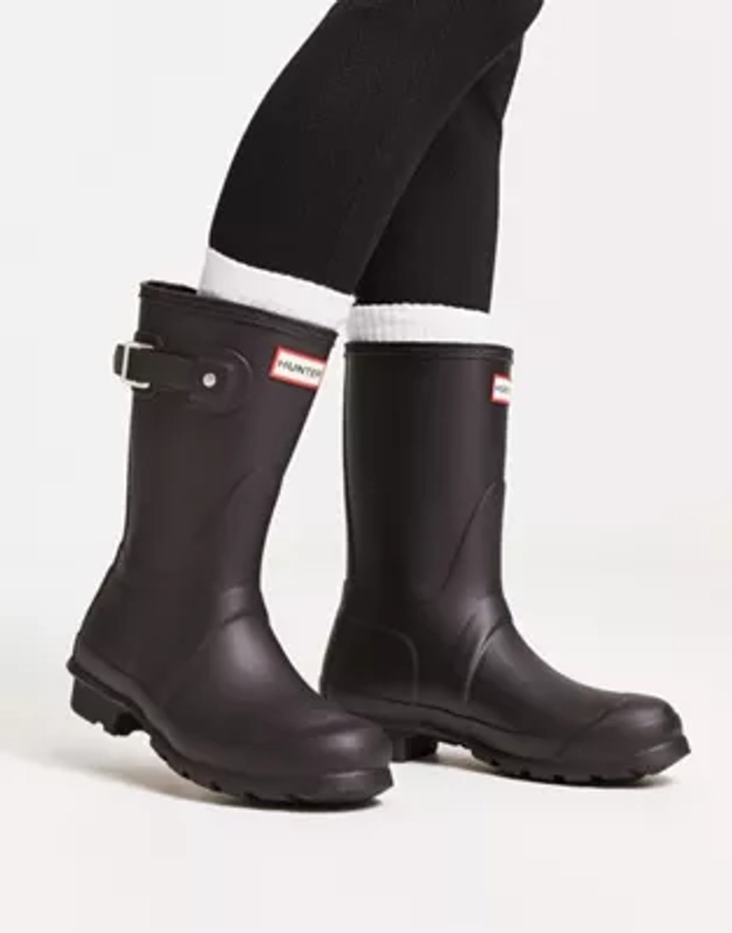 Hunter Original short wellington boots in black | ASOS