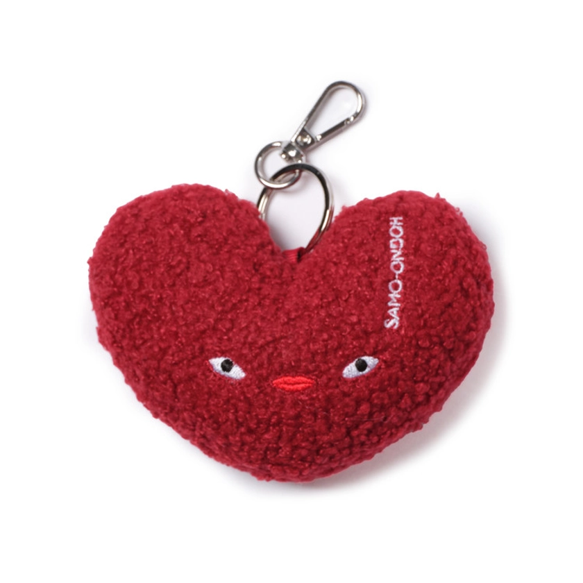 Loveyom keychain eco shearling red : SAMO ONDOH GLOBAL