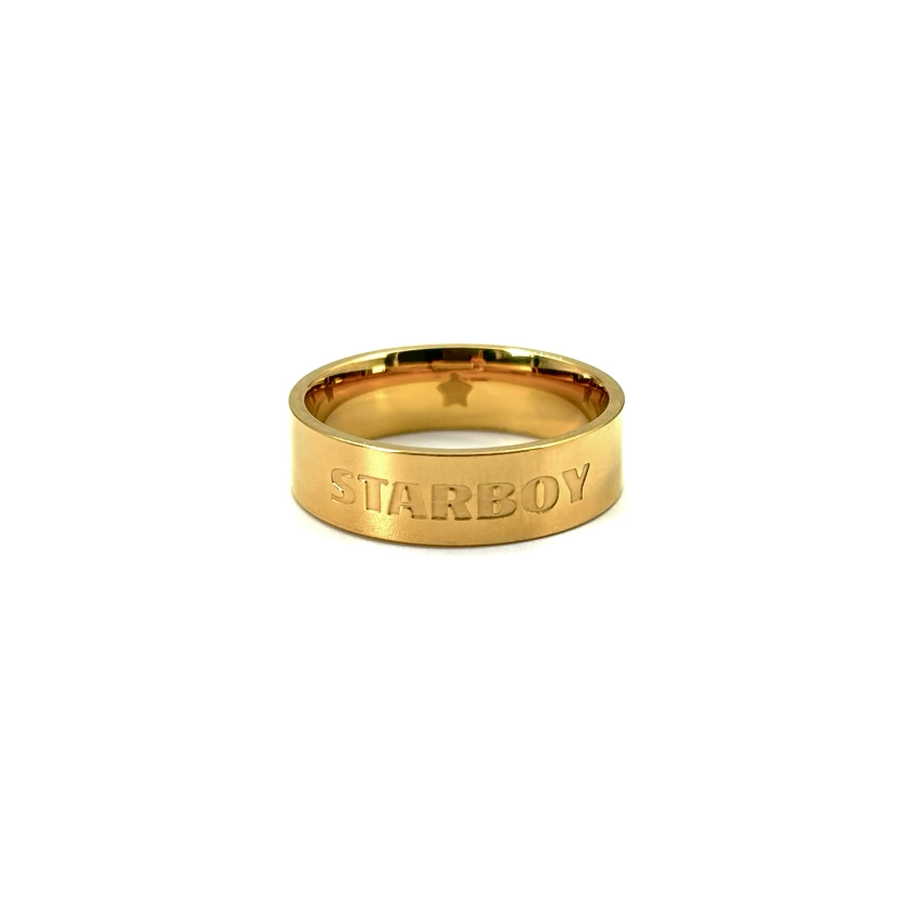 STARBOY band ring gold