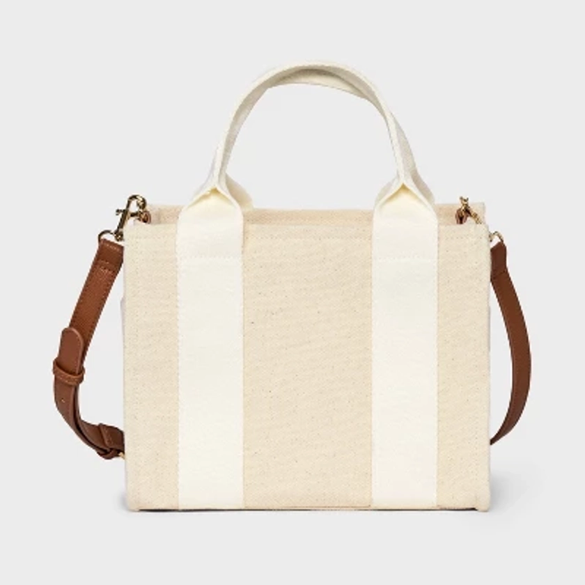 Mini Boxy Tote Handbag - Universal Thread™ Off-White