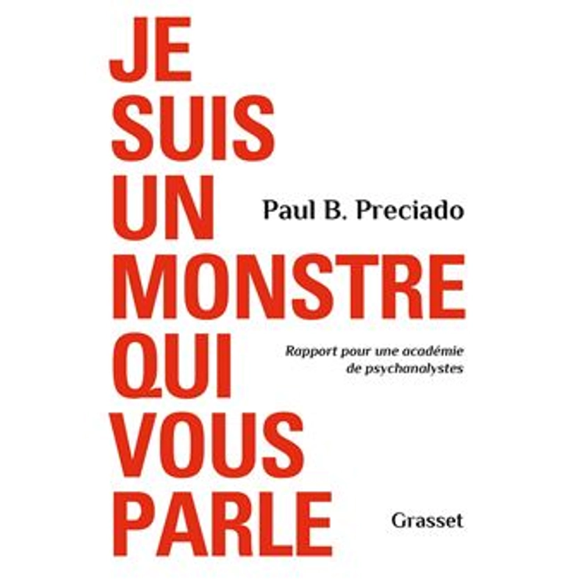 Je suis un monstre qui vous parle