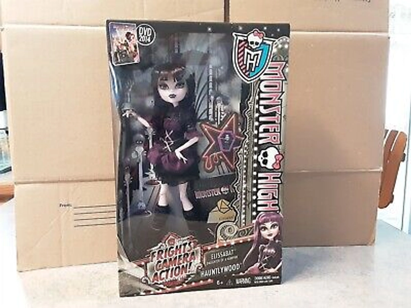 MONSTER HIGH DOLL FRIGHTS CAMERA ACTION! (ELISSABAT) DAUGHTER OF A VAMPIRE 2013