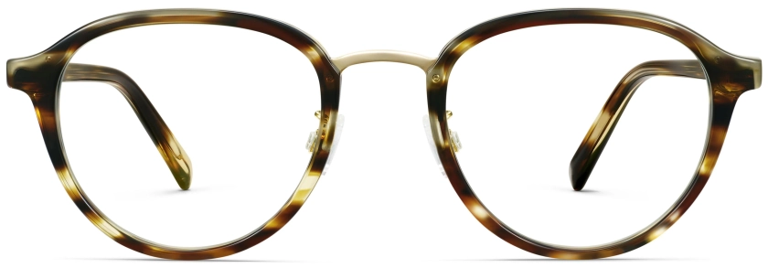 Holland Eyeglasses in Striped Sassafras with Riesling