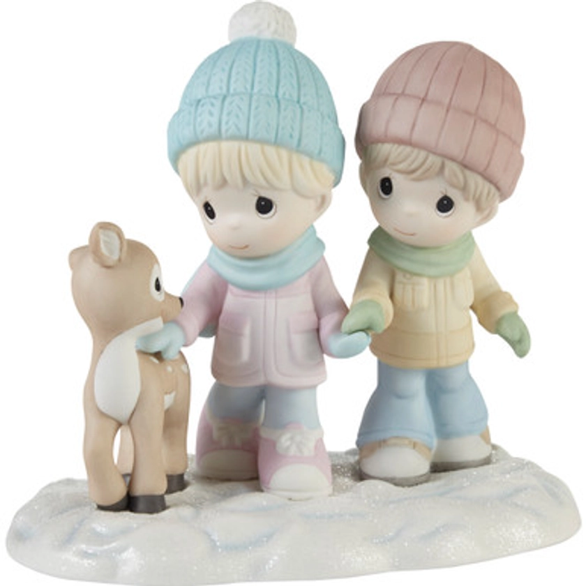 A Winter Walk Is Warmer With You Figurine