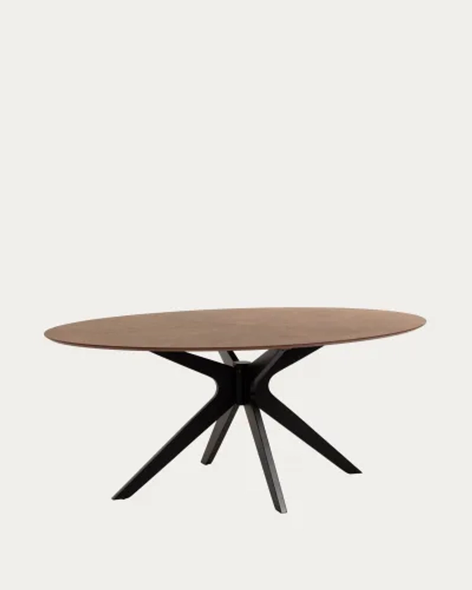 Table Naanim 180 x 110 cm finition noyer | Kave Home®