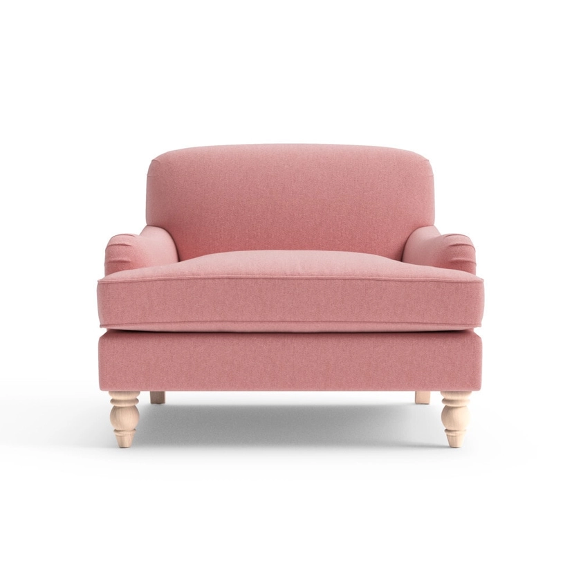Ashbee - Love Seat - Blush marl - Rustic Weave - The Cotswold Company