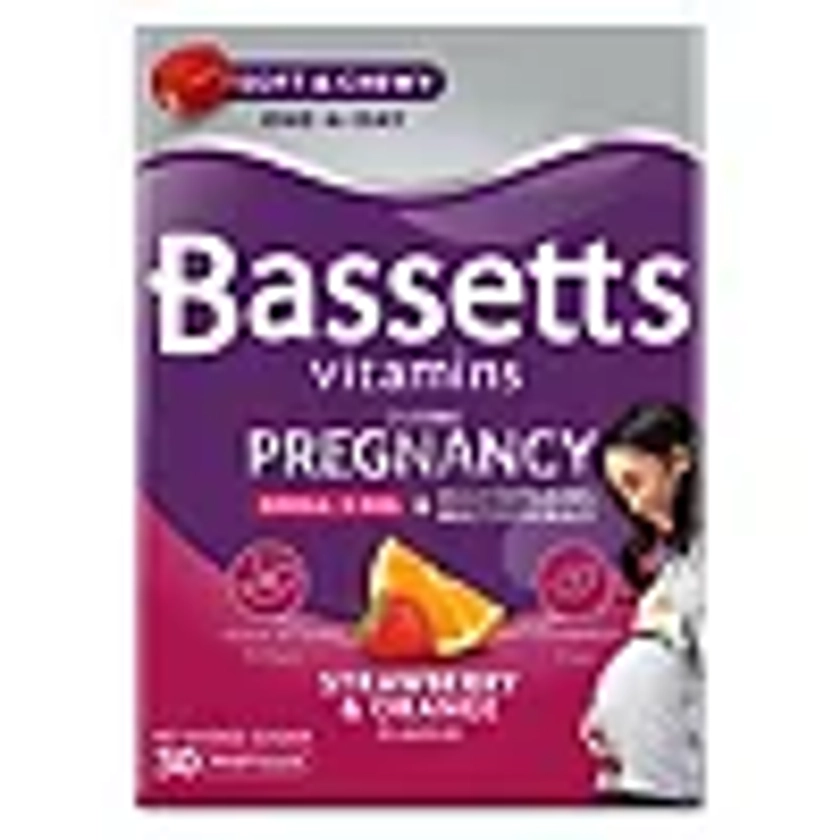 Bassetts Vitamins During Pregnancy Strawberry & Orange Flavour – 30 Pastilles