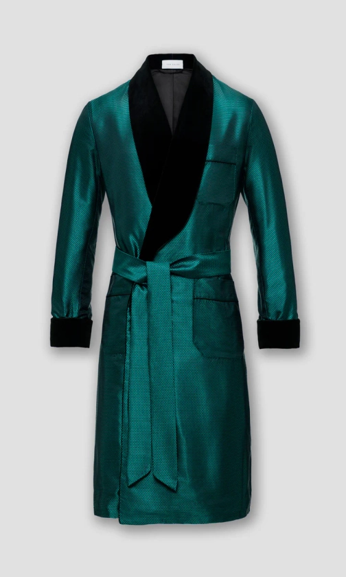 Spitsbergen Emerald Silk Robe