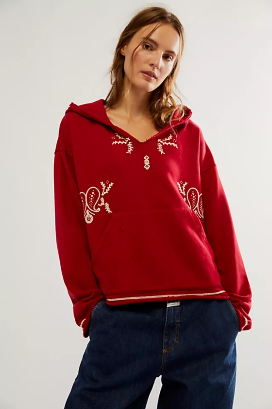 Found Embroidered Hoodie