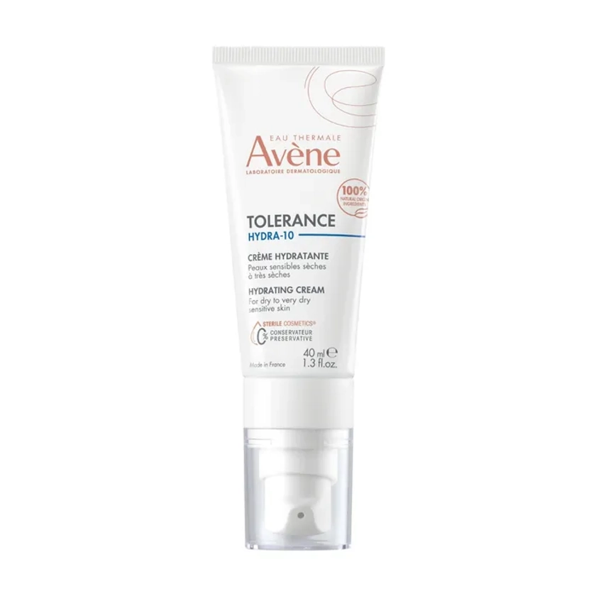 TOLERANCE HYDRA-10 - Crème Hydratante - Visage - Peaux Sensibles Sèches à Très Sèches, 40ml | Avène - Parapharmacie Boticinal