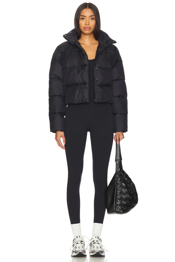 alo Gold Rush Puffer in Black | REVOLVE