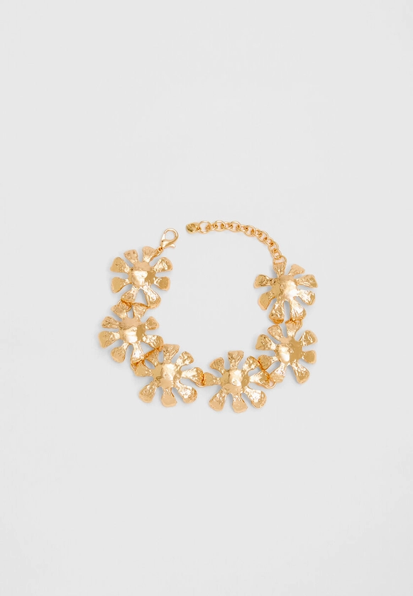 Floral bracelet - Women's Fashion Jewellery | Stradivarius United Kingdom
