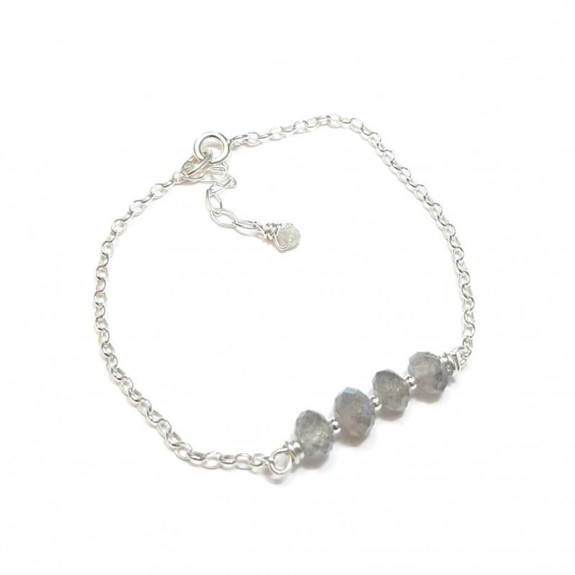 Bracelet Labradorite Argent 925 ANDREA CHEREAU | MATY