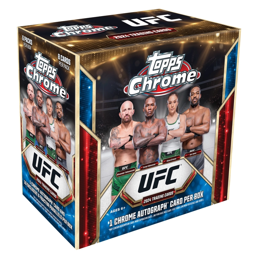 Méga-boîte scellée en usine Topps Chrome UFC 2024