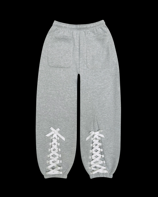 FORBIDDEN SWEATPANTS GREY MARL