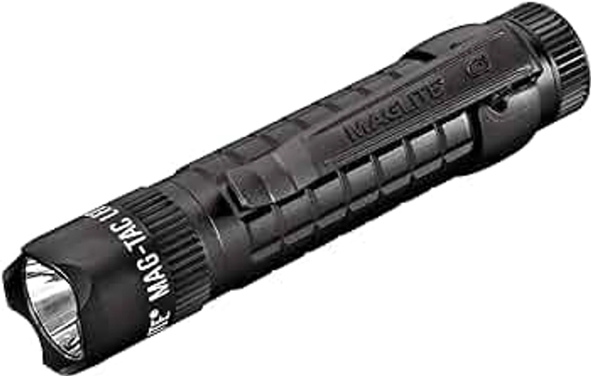 Maglite Linterna Mag Tac Led con Bisel Coronado, Blister, Negra