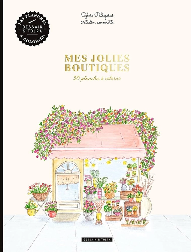 Mes jolies boutiques à colorier