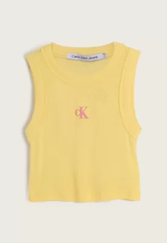 Regata Calvin Klein Kids Logo Amarela