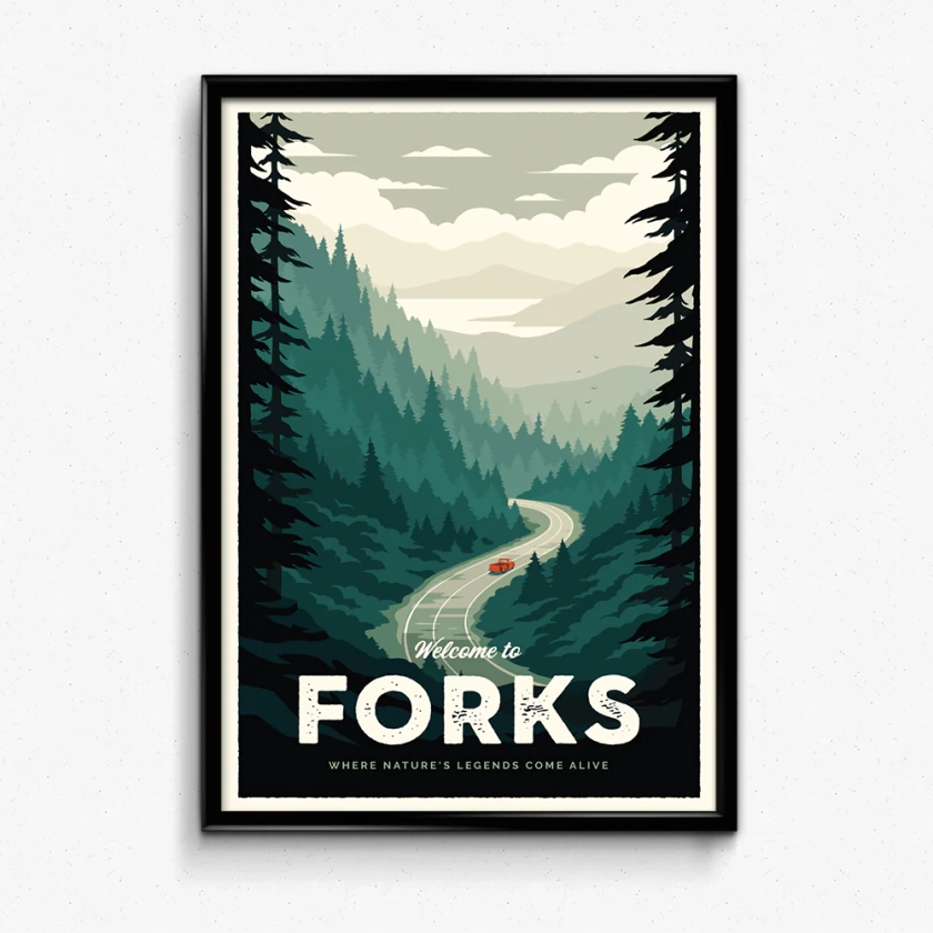 Forks Travel Poster