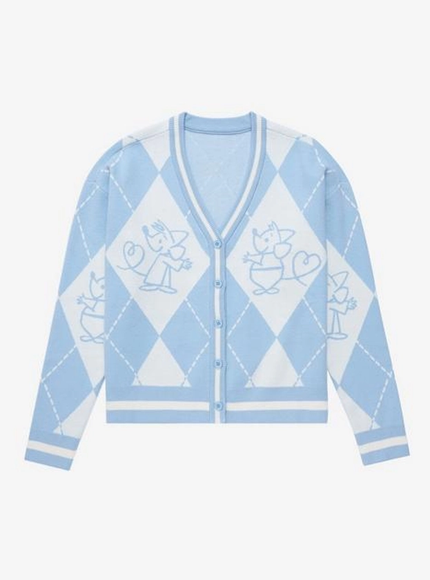 Disney Cinderella Mice Argyle Women's Cardigan - BoxLunch Exclusive | BoxLunch