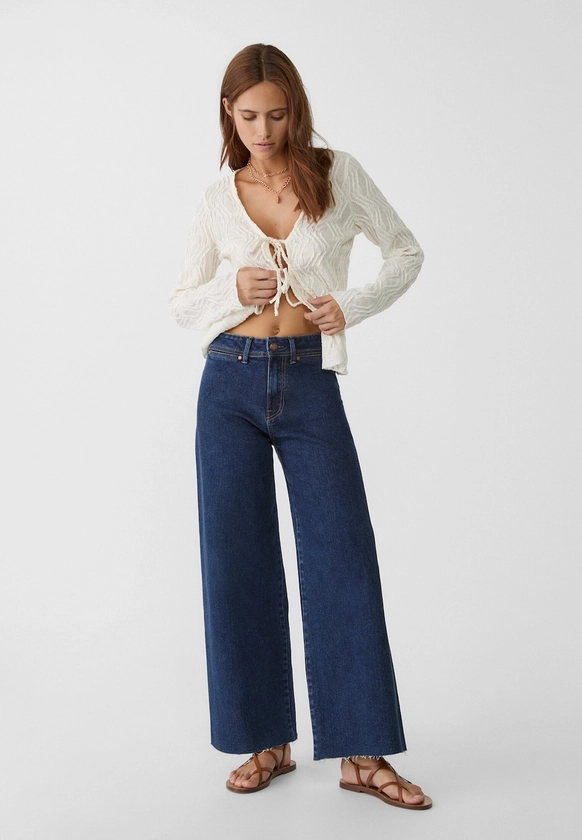 Jean straight minimaliste - Jeans femme | Stradivarius France