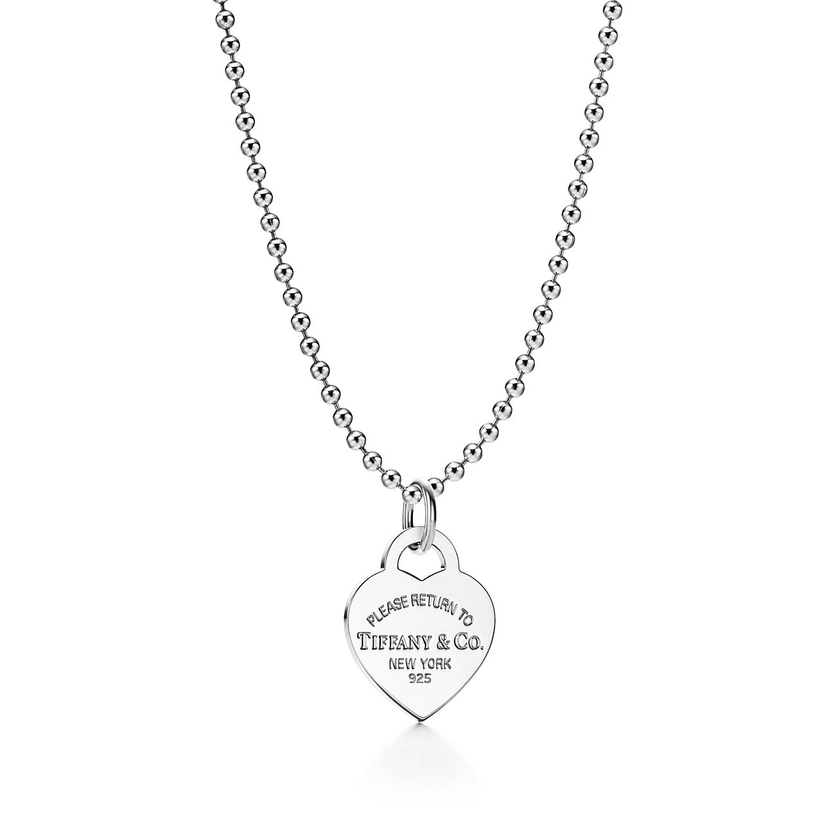 Return to Tiffany® Heart Tag Charm in Silver, Medium | Tiffany & Co.