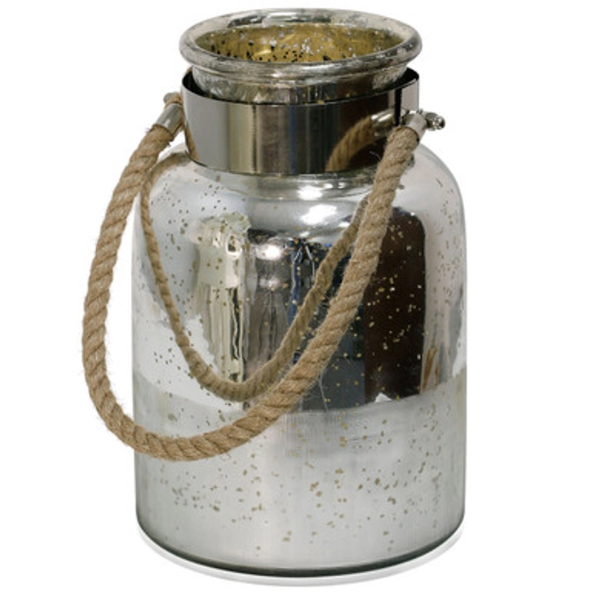 Antique Silver Lantern Jar