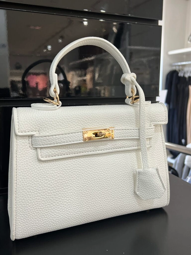 Sac blanc inspi H - Gossip Shop