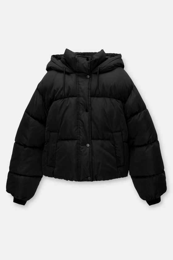 Womens Puffer Jackets and Coats | PULL&BEAR