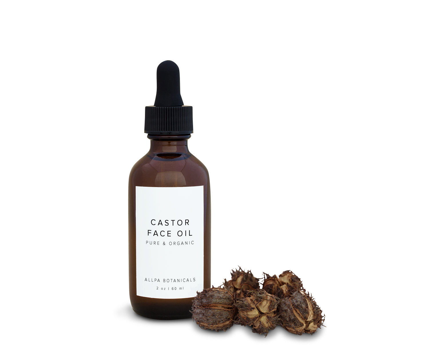 Castor Face Oil - Pure & Organic - Allpa Botanicals